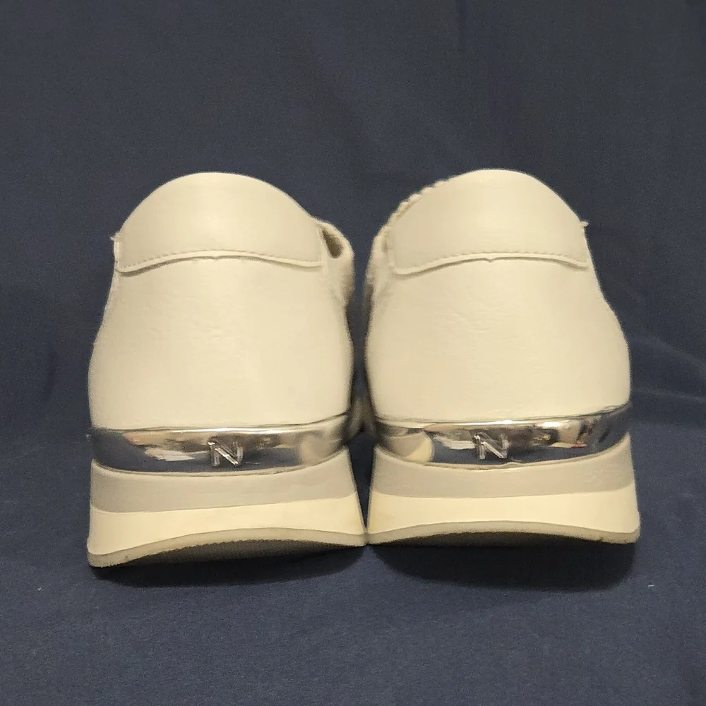 Naturalizer Lafayette Slip-on Sneakers White Fly Knit - Women's Size 8.5 - Picture 6 of 8